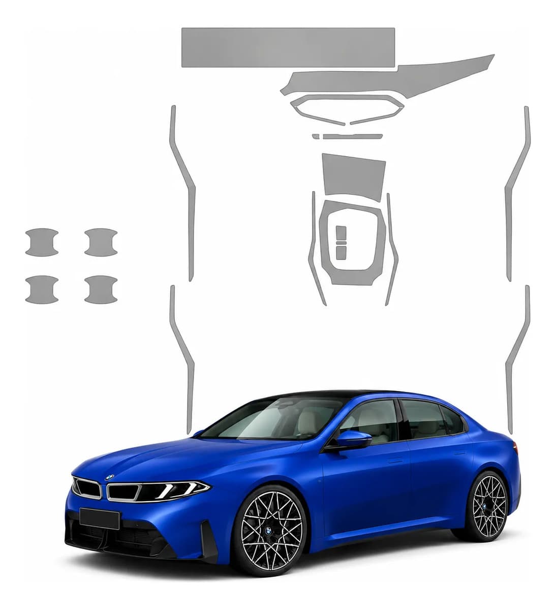 Película Ppf Tpu Bmw Série 3 23 A 25 Kit Interior Completo - imagem 1
