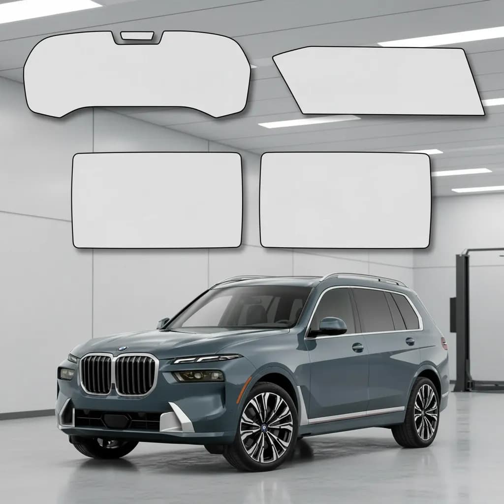 Película Ppf Tpu Multimídia Velocímetro E Telas Traseiras Bmw X7 2023 Anti Risco