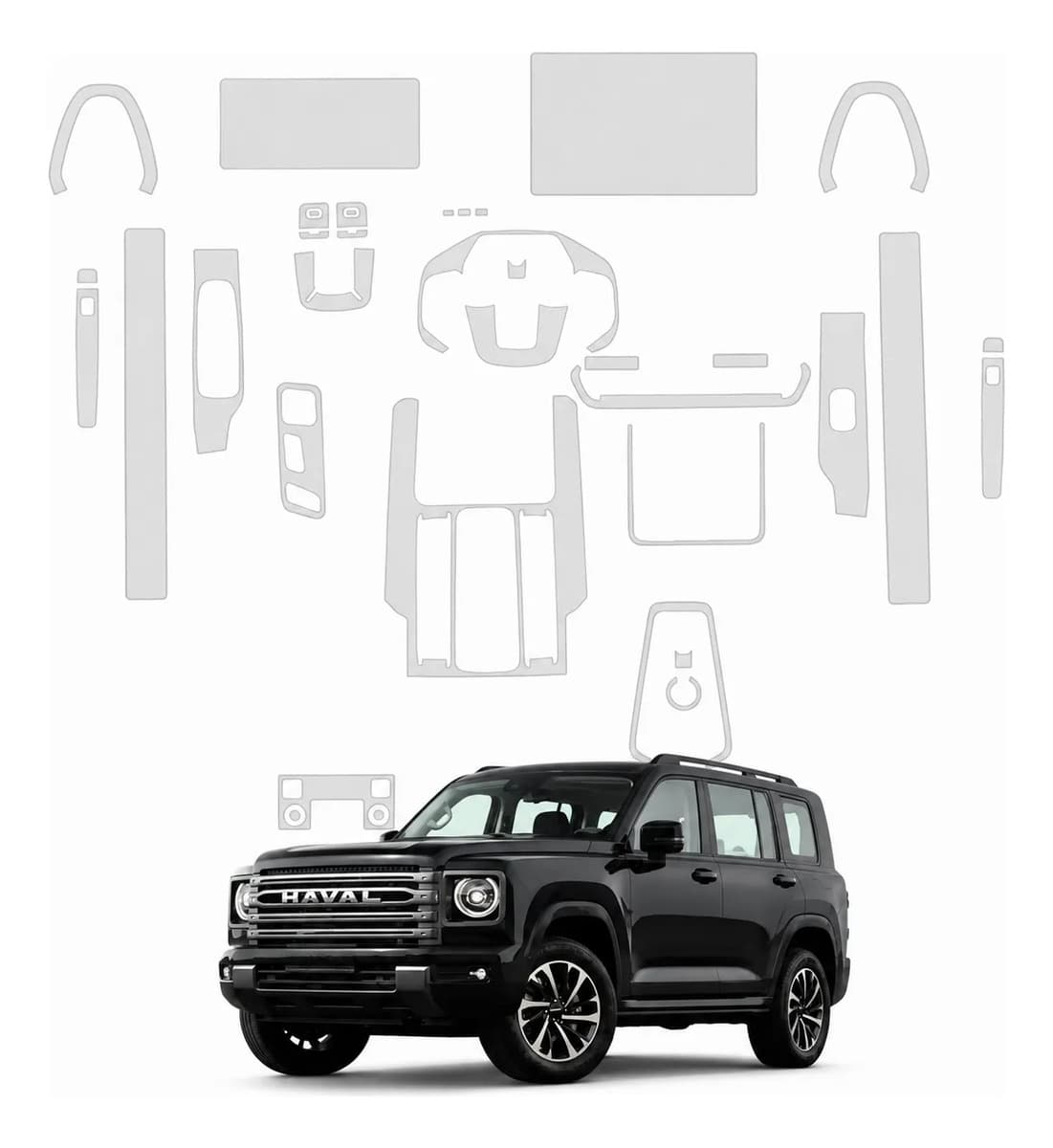 Ppf Tpu Kit Interior Completo Gwm Haval H9 2025 2026 2027